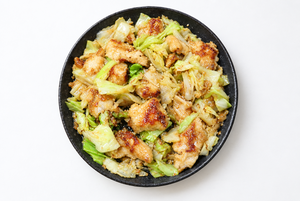 Miso Chicken and Cabbage