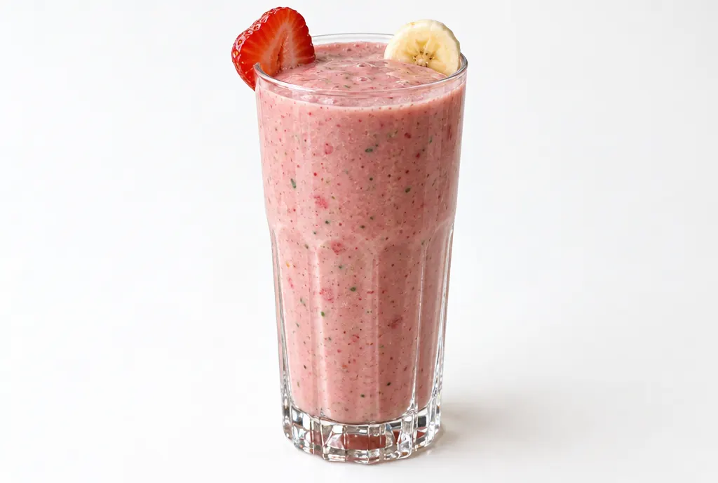 Strawberry Banana Spinach Smoothie