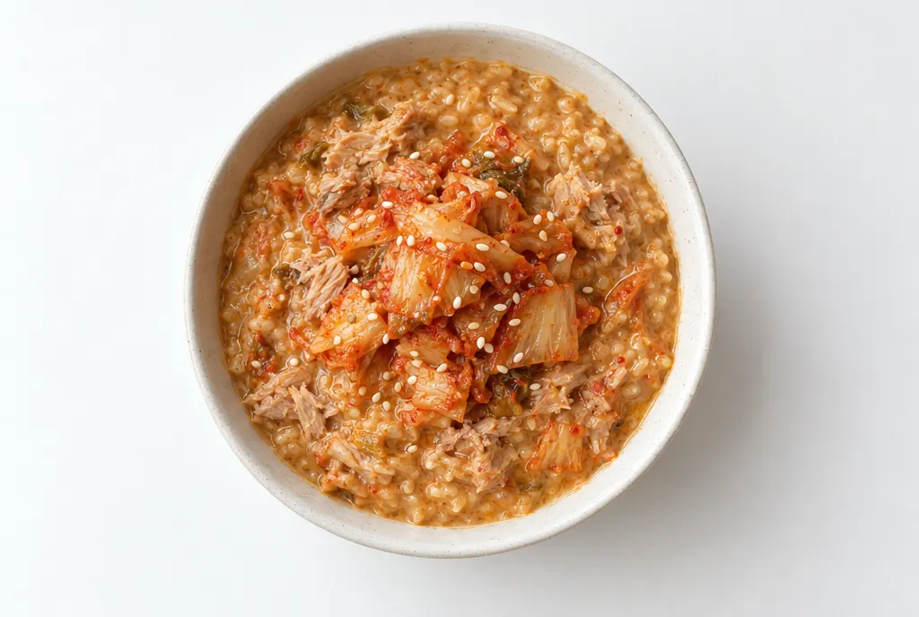 Tuna Kimchi Savory Oats